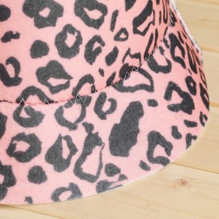 Шапка для парной «Pink leopard» фото