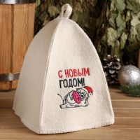 Шапка для парной «С Новым Годом» купить в Минске +375447651009