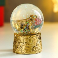 Снежный шар «Золотой бычок» микс Минск +375447651009