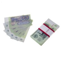 Сувенирные деньги пачка купюр 3 рубля СССР (бутафорские) Минск +375447651009