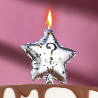 Свеча в торт «Happy» 5,5 см купить