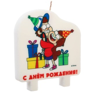 Свеча в торт на день рождения «Гравити Фолз» купить