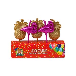 Свечи в торт «Pineapple» 5 шт. купить