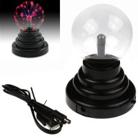 USB плазменная лампа - шар с молниями купить в Минске +375447651009