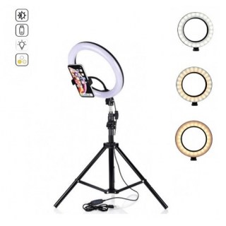 Светодиодная кольцевая лампа Ring Fill Light 26см + штатив 210 см. купить