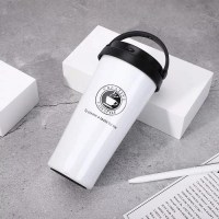 Термостакан / термос «Creative Cafe Style» белый 500 мл. Минск +375447651009