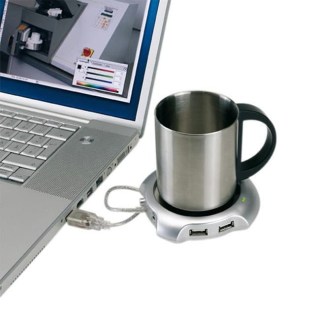 Usb подогреватель для кружки с хабом на 4 порта купить