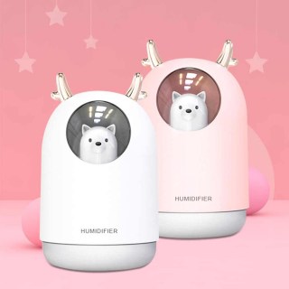 USB-Увлажнитель «CosmoZoo» с led-подсветкой розовый фото
