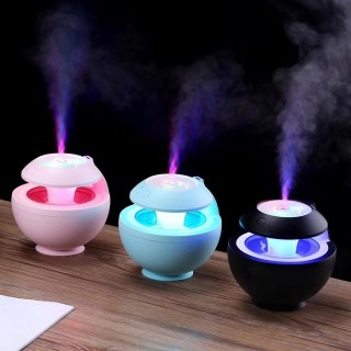 USB-Увлажнитель «Round» с led-подсветкой черный фото