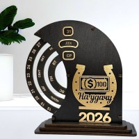 Вечный календарь 2026 с подковой «100$ На удачу» Минск +375447651009