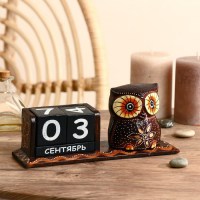 Вечный календарь «Сова с цветочком» Минск