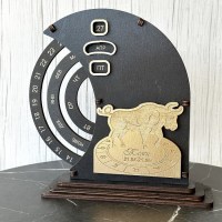 Вечный календарь Знаки Зодиака «Телец» цвет: венге Минск +375447651009