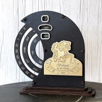 Вечный календарь Знаки Зодиака «Водолей» цвет: венге Минск +375447651009