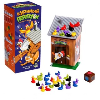 Веселая настольная игра «Куриный переполох» купить