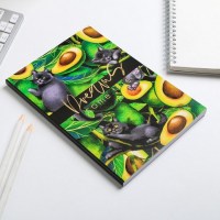 Записная книжка «Avocado Cats» А5  купить в Минске +375447651009