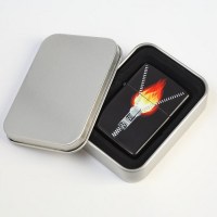 Зажигалка бензиновая «Fire» в металлической коробке купить в Минске +375447651009