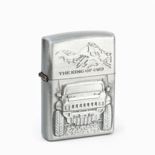 Зажигалка бензиновая «King» в металлической коробке фото