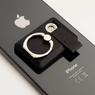 Зажигалка электронная USB «Black» с кольцом держателем купить