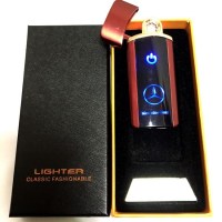 Зажигалка электронная USB «Mercedes» красная Минск +375447651009