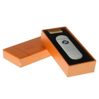 Зажигалка USB в подарочной коробке «TENGHONG» овал микс фото